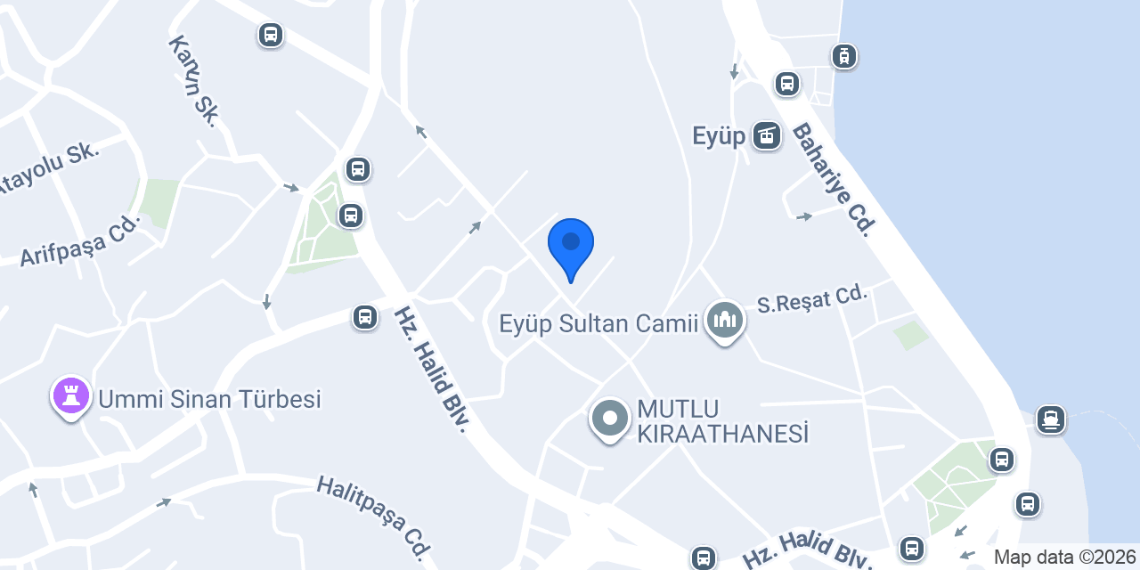 Yapı Kredi - Eyüp Şubesi konumu