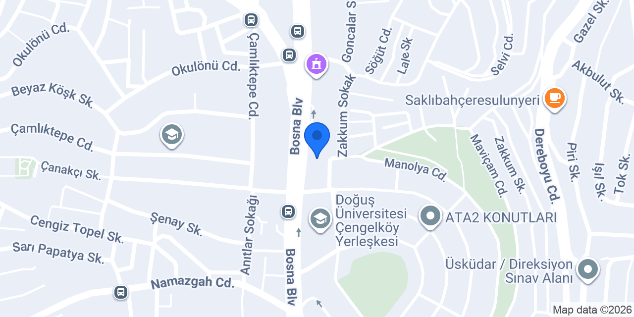 Çengelköy Final VIP Özel Öğretim Kursu konumu