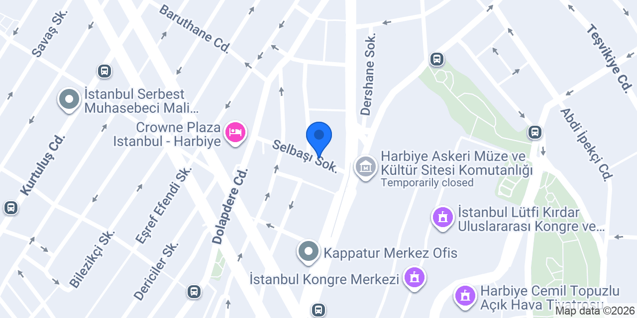 Harbiye Köftecisi konumu
