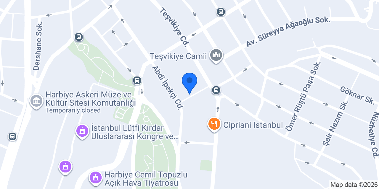 No Fish Today Teşvikiye konumu