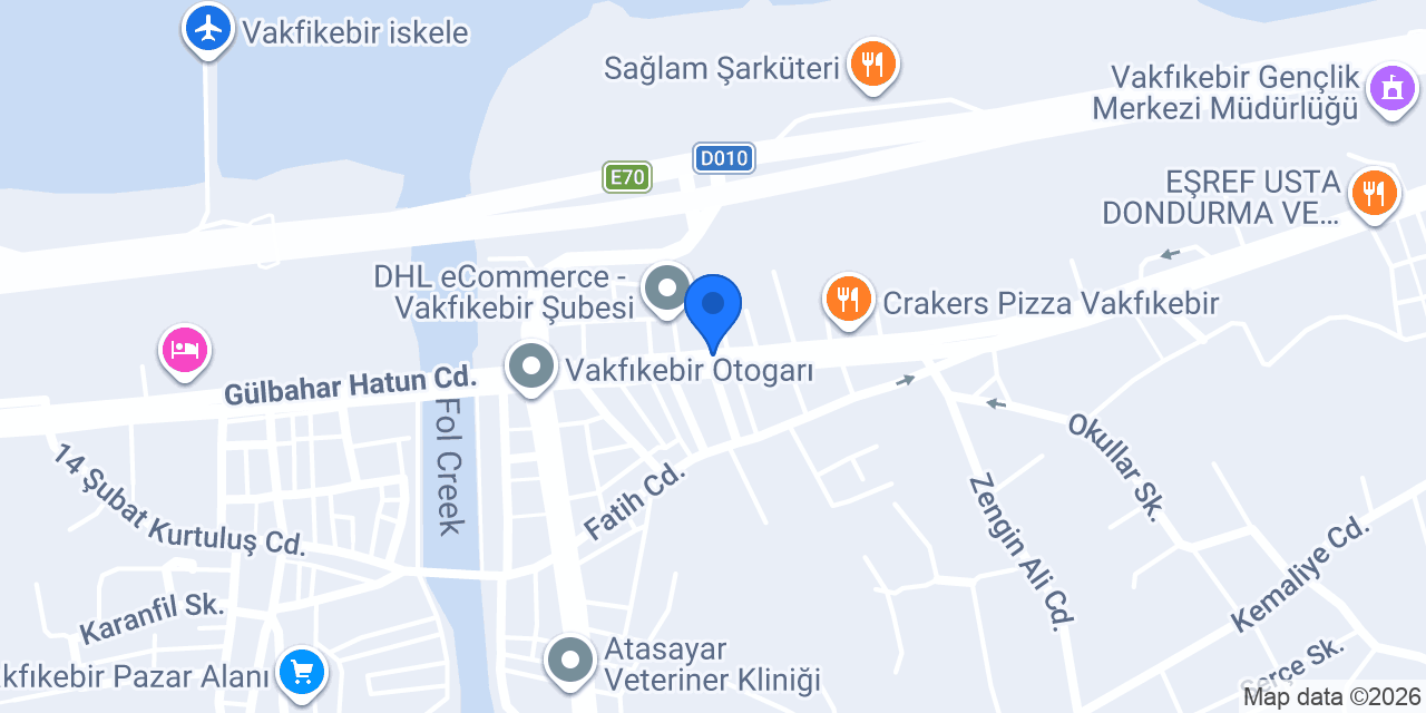Bülent Börekçilik Trabzon Vakfıkebir konumu