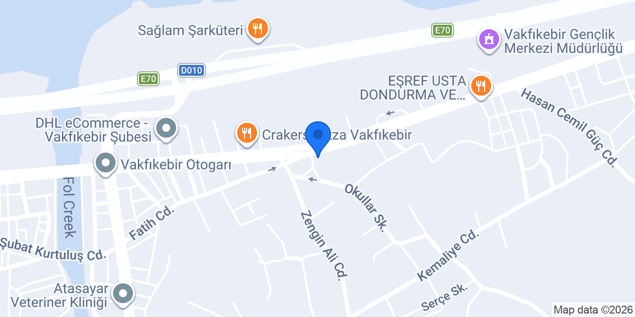 Kuaför gökçen konumu