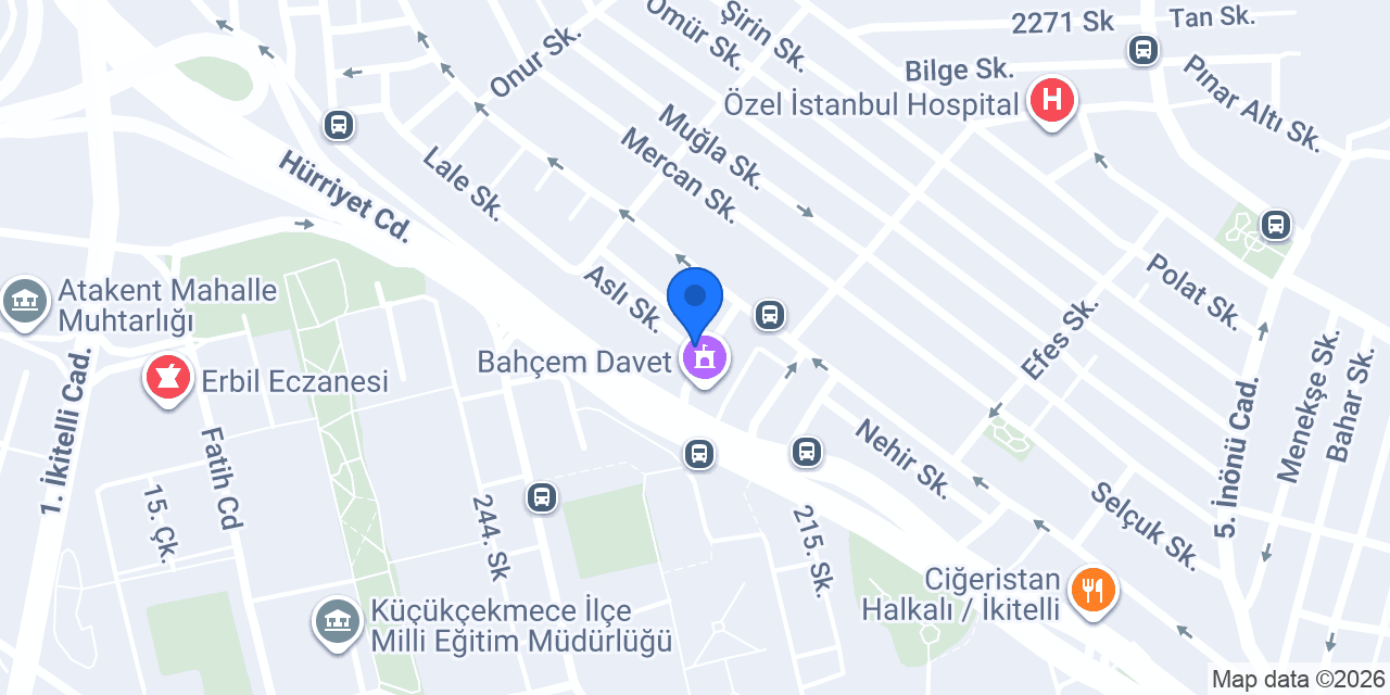 Maviş Çiçekçilik konumu