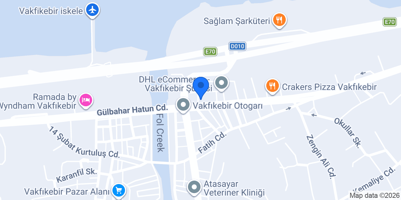Gündoğdu Mobilya Vakfıkebir konumu