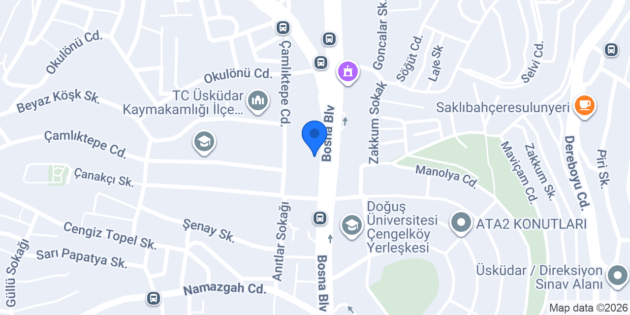 T.C. Üsküdar 19. Noterliği konumu