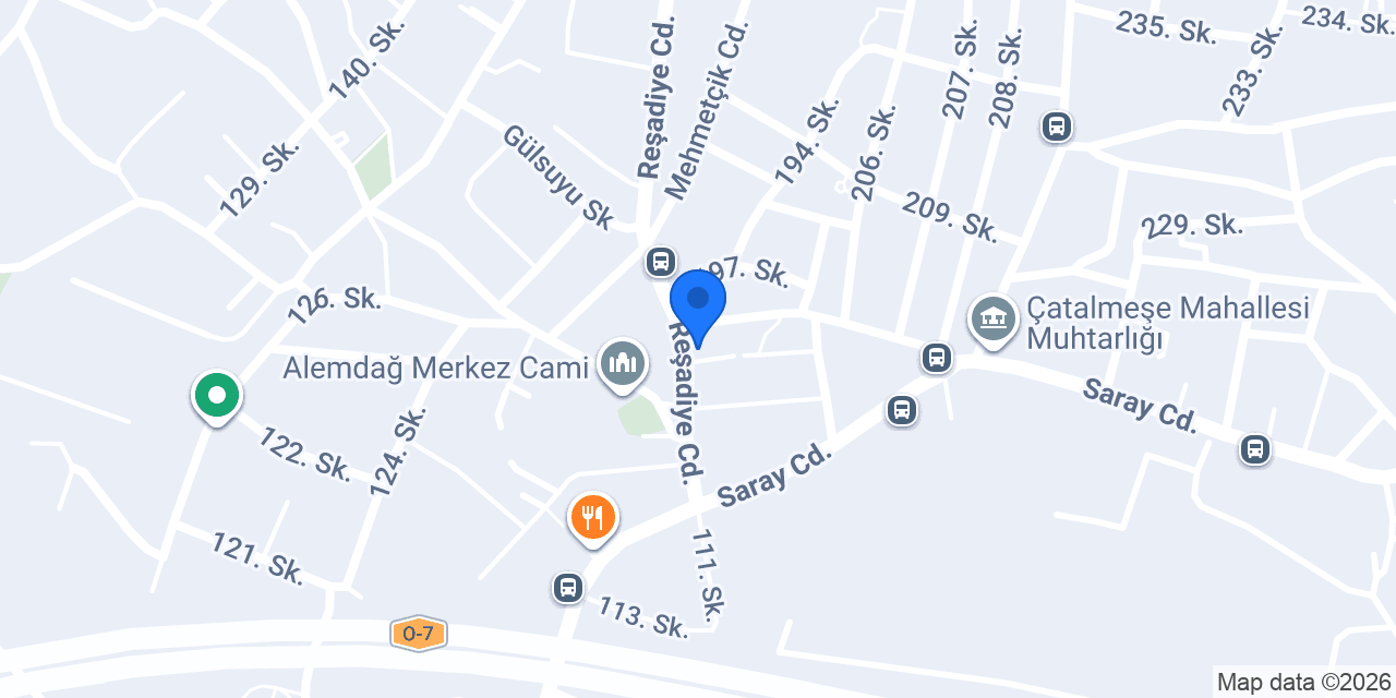 Meşhur Sarıyer Börekcisi konumu
