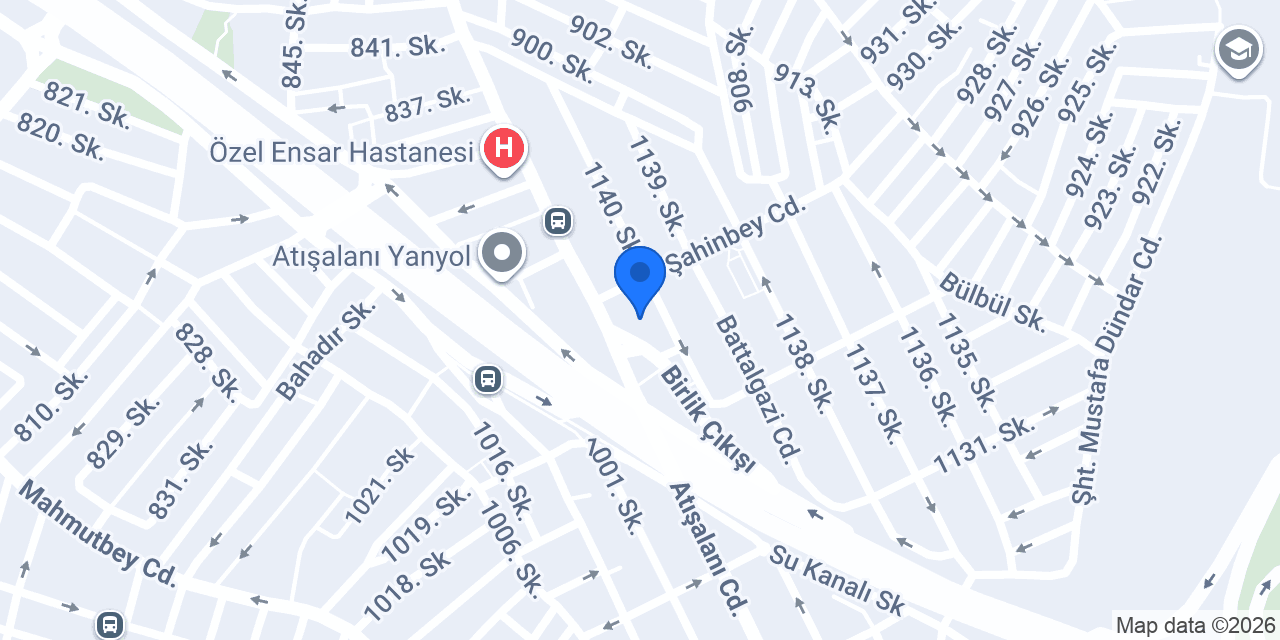 Mete saç tasarım konumu