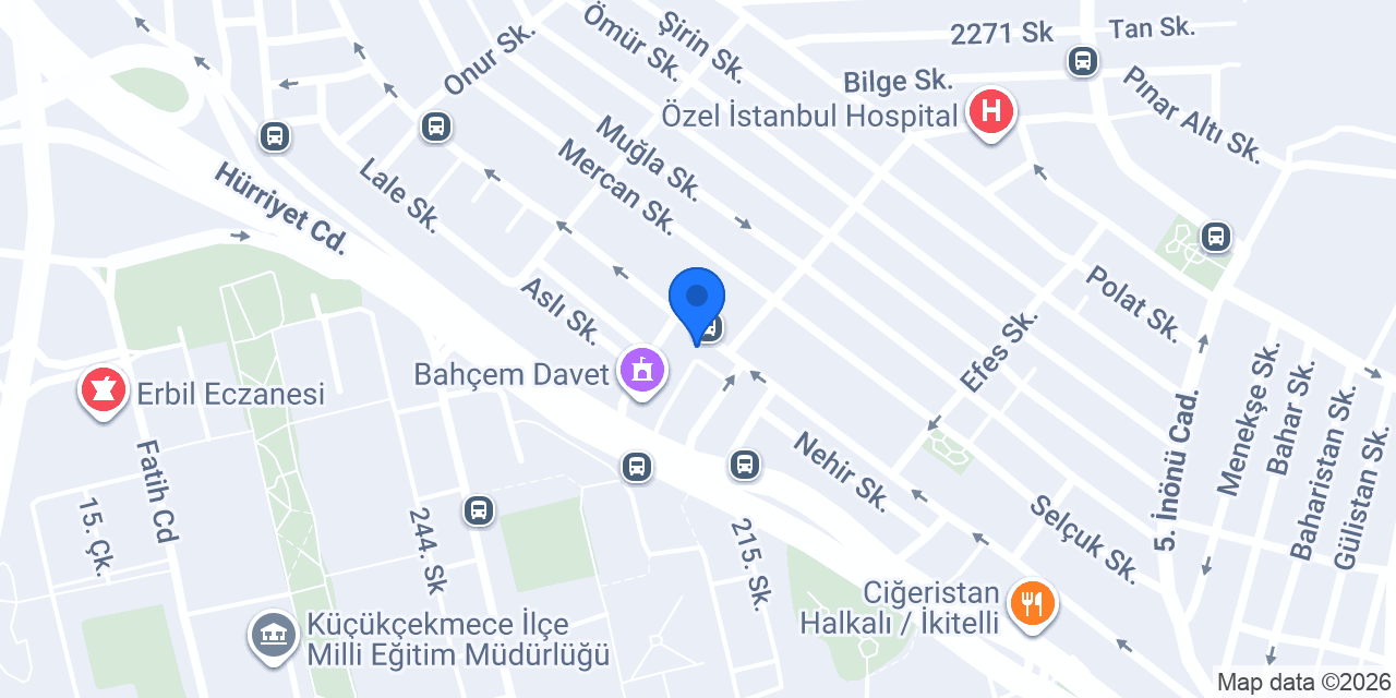 Melissa Ṣifali Bitki Evi konumu