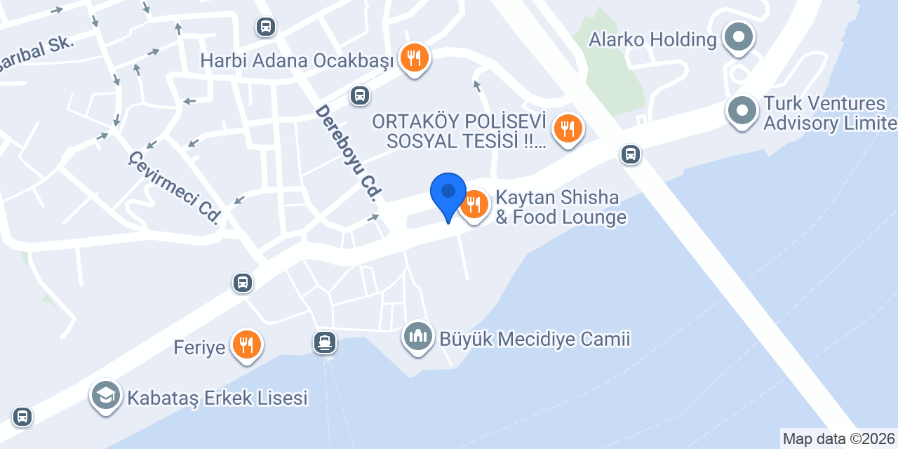 8one Burger Bosphorus - Ortaköy konumu