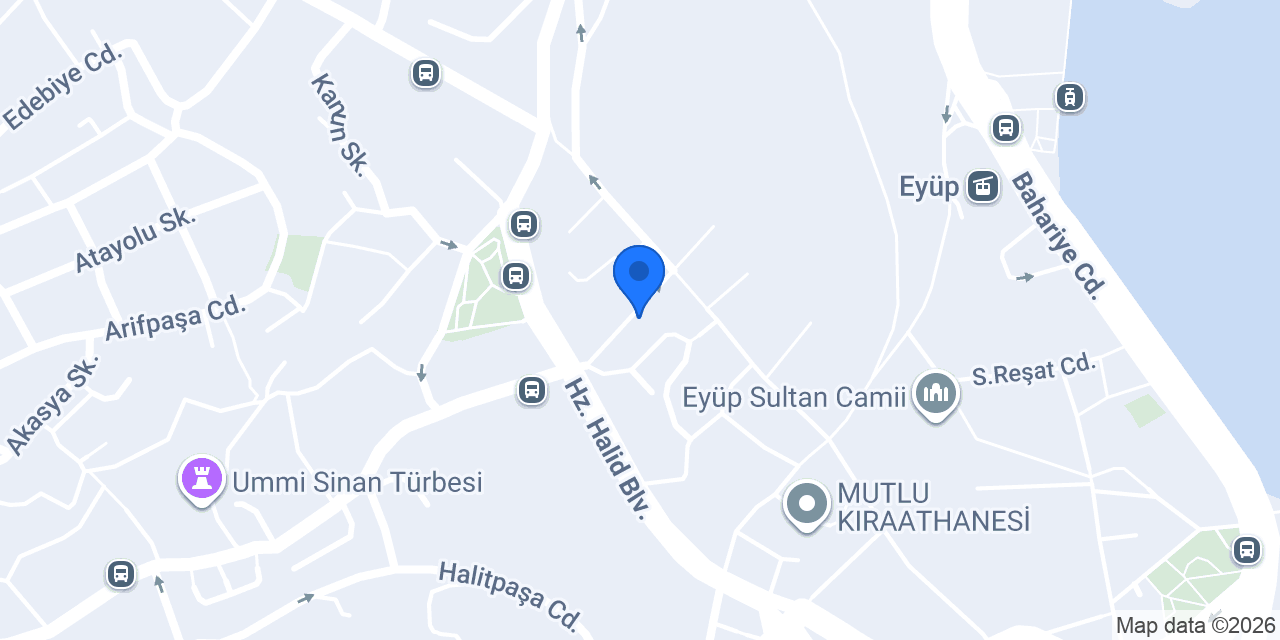 EYÜP SULTAN DR.MEHMET HATEMİ SÜNNET konumu