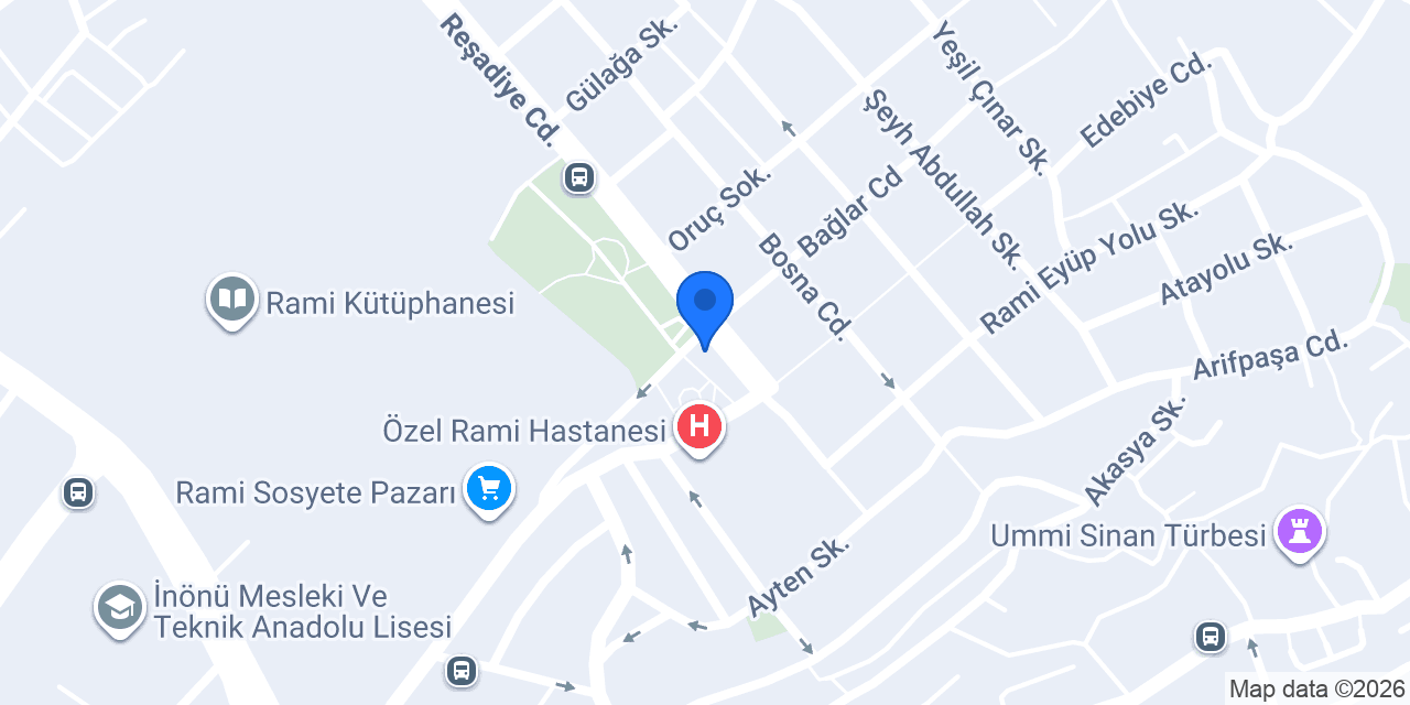 Rami Cuma Mahallesi Muhtarlığı konumu