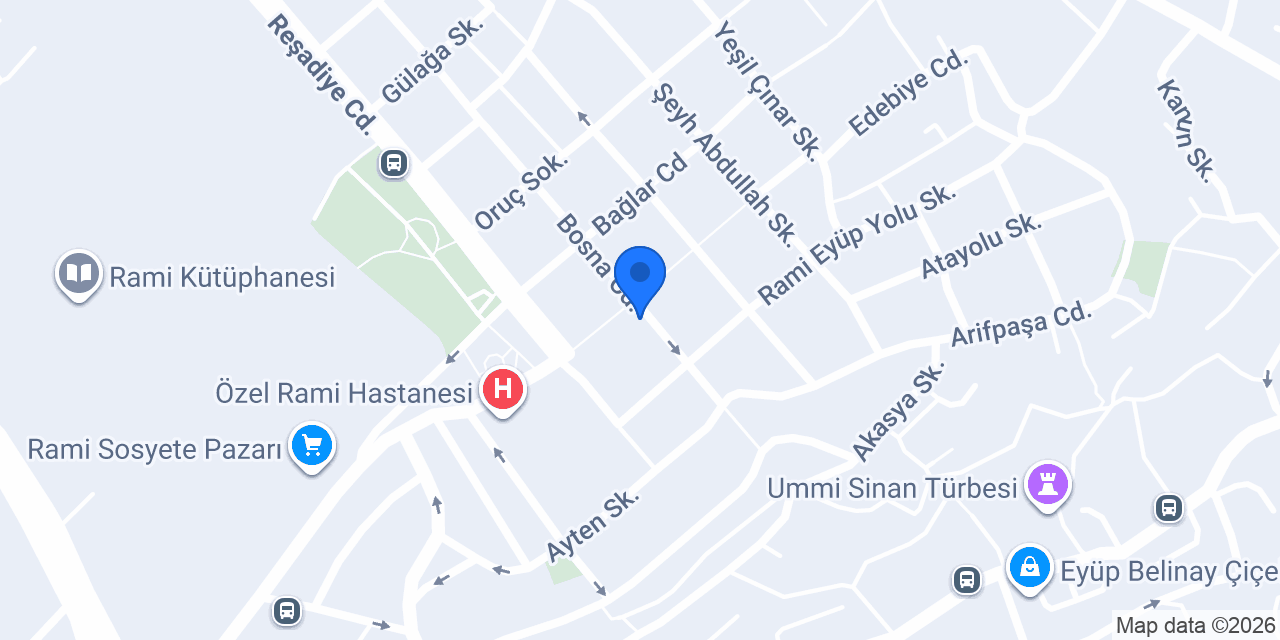 Eczane Çuhadaroğlu konumu