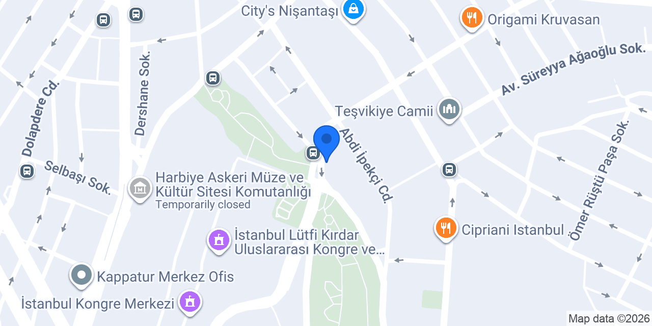 Thirty Three İstanbul konumu