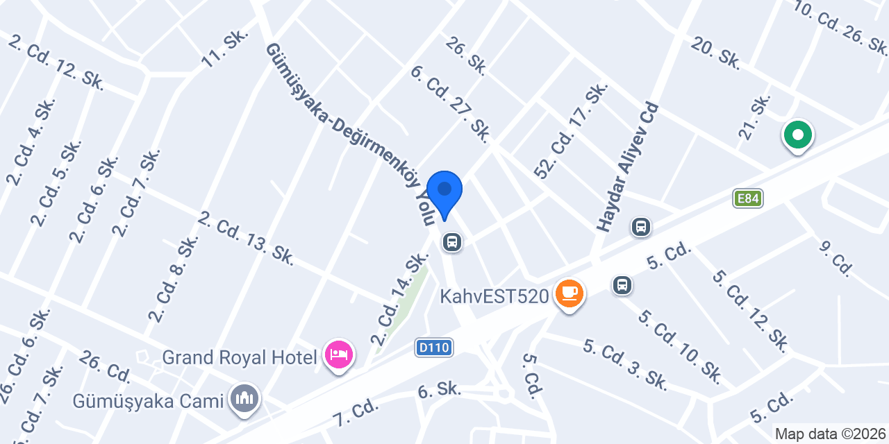ENK Mimarlık ve Yapı Malzemeleri konumu