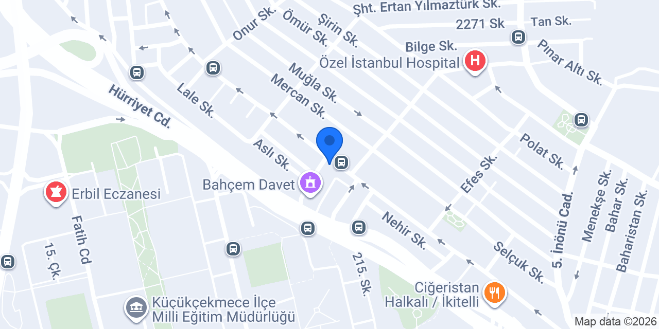 Baklavacı Özmenoğlu konumu