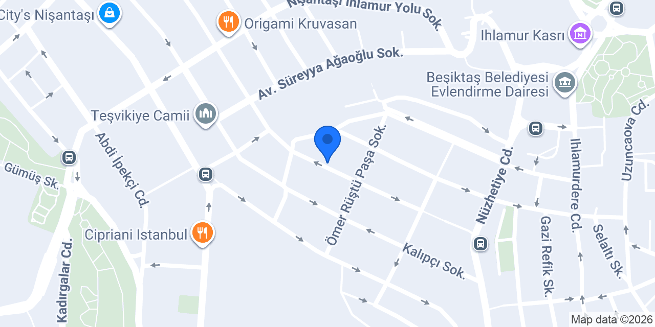 Teşvikiye Shared Room konumu