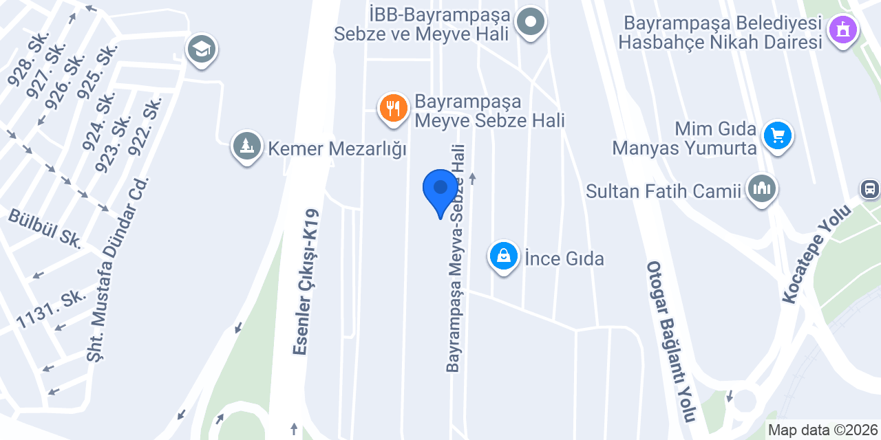 Başaran Büfe konumu