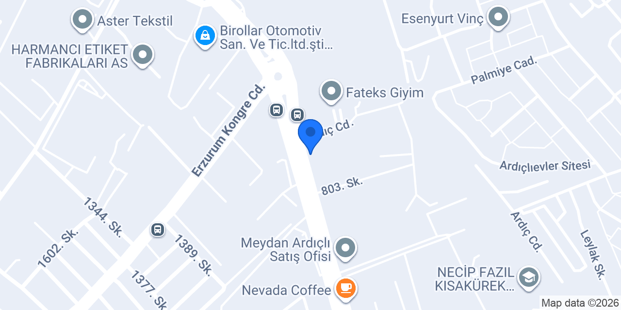 ABAYLAR MOTOR BAHÇEŞEHİR ŞUBE konumu