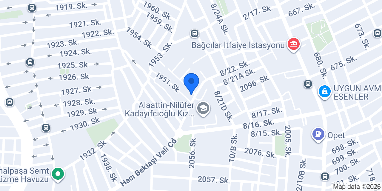 Keser döner konumu