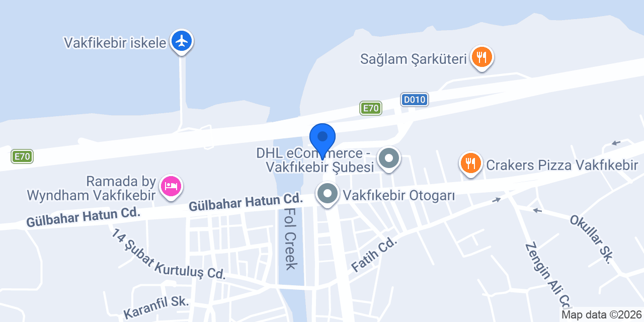 Vakfıkebir Terminal Taksi konumu