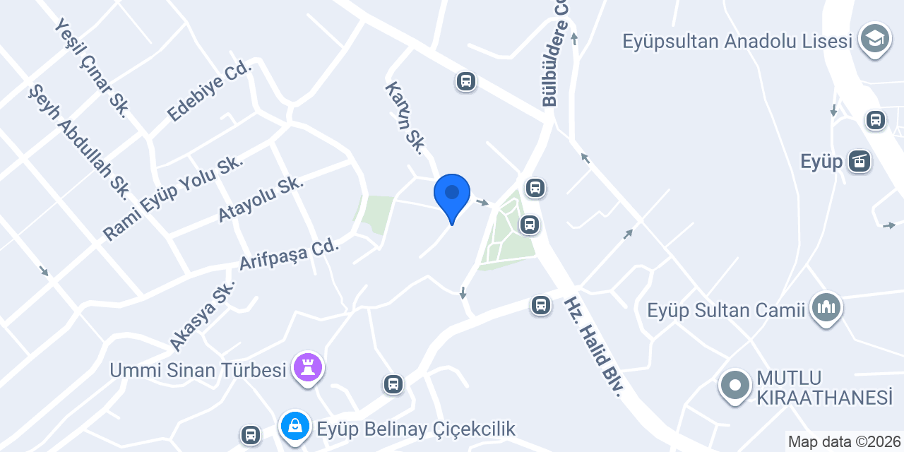 Sedat Elektrik Eyüpsultan konumu