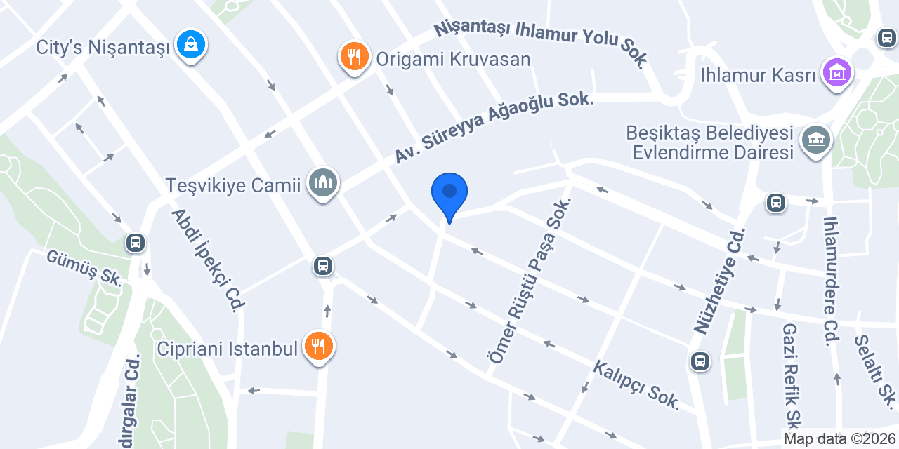 Cafein Teşvikiye konumu