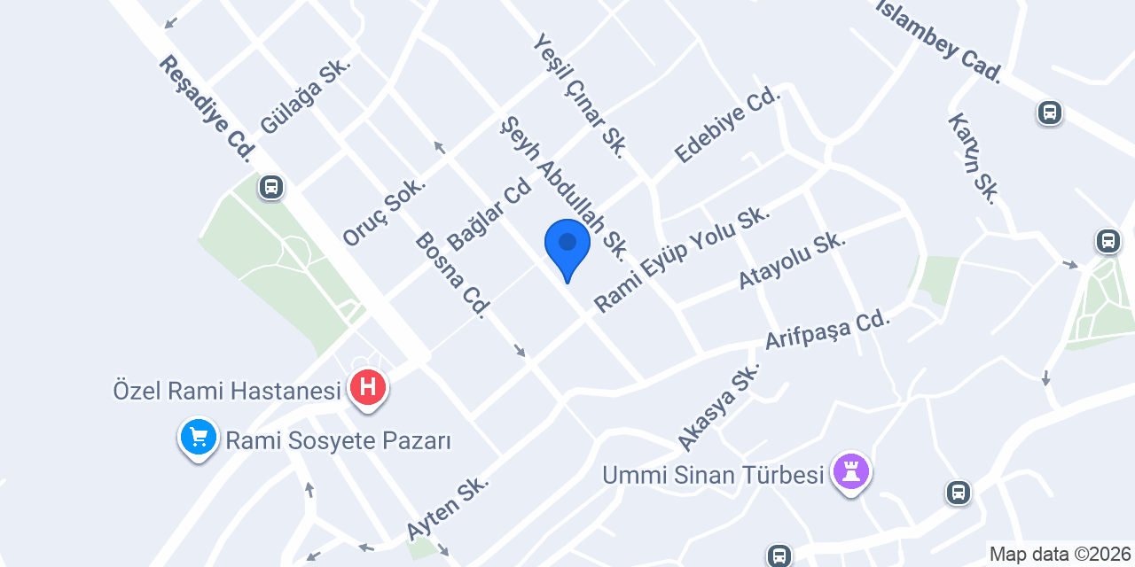 Dede Efendi Musiki Derneği konumu