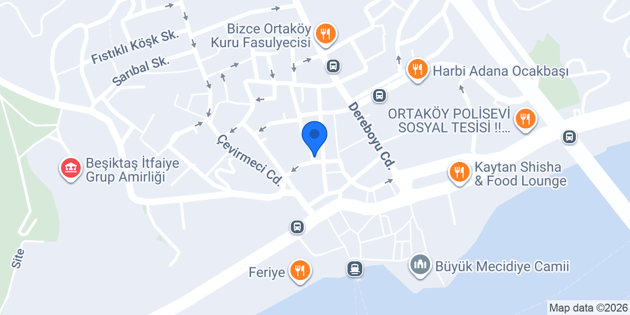 Golden Arrow Suits Ortaköy konumu