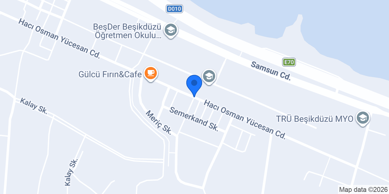 Gözaçan İnşaat konumu