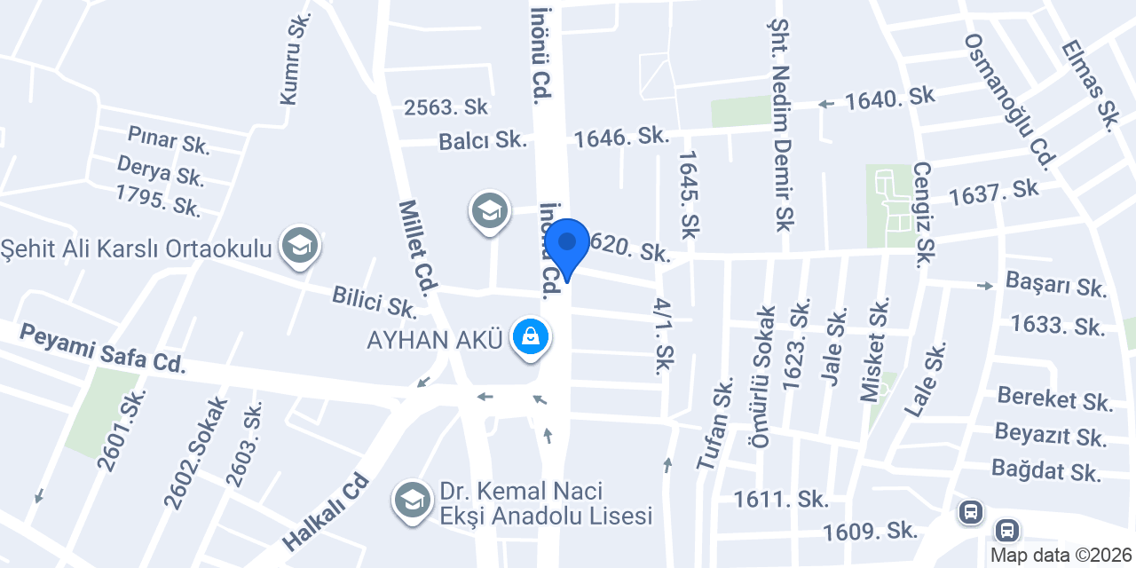 Altaş Tente Branda konumu