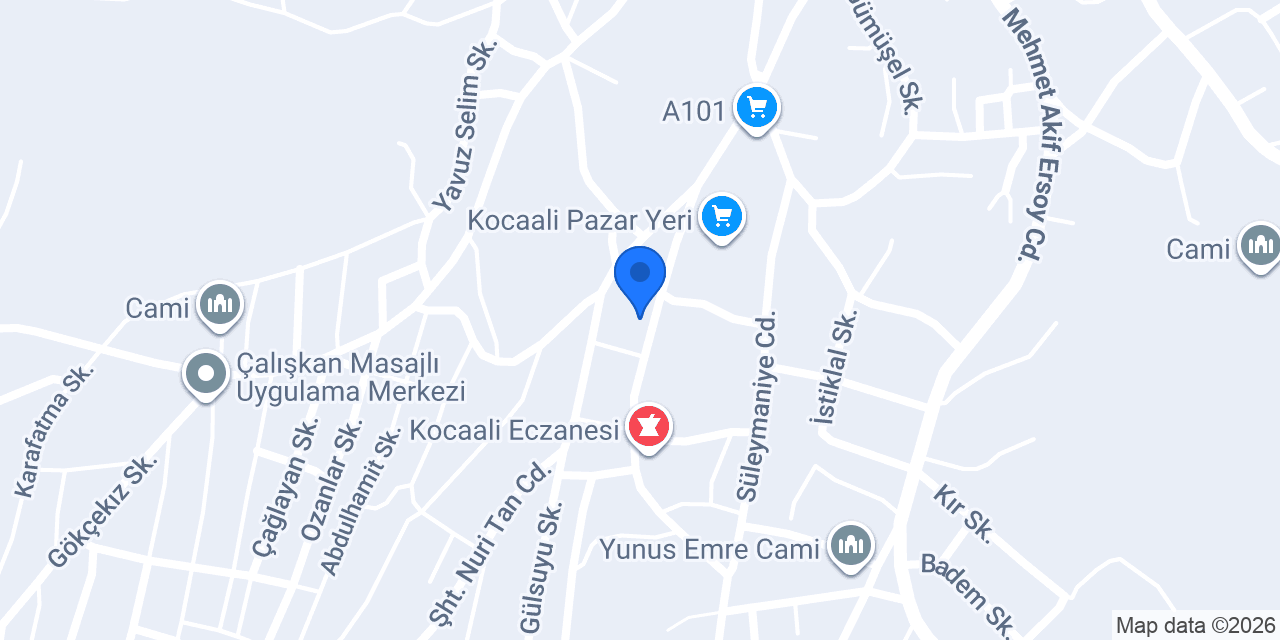 Kocaali beyaz eşya tamirci konumu