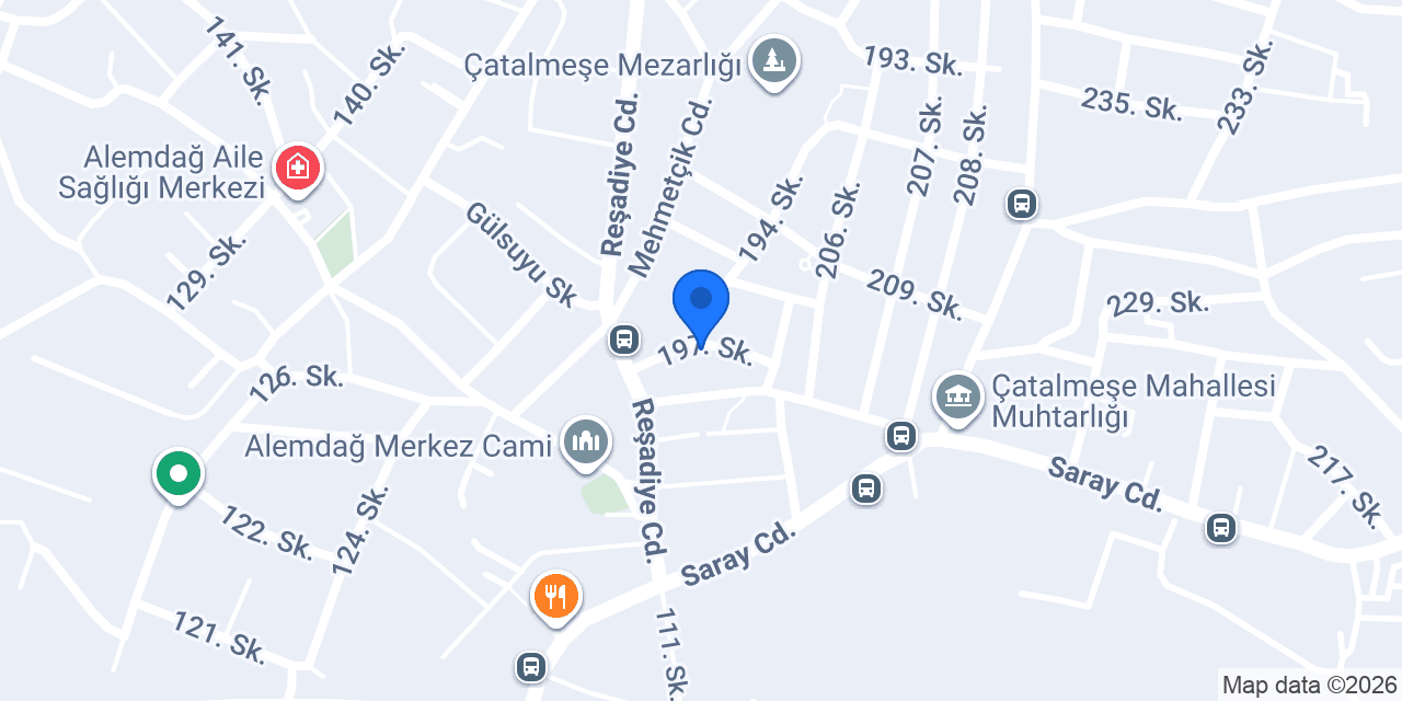 Alemdağ Polis Merkez Amirliği konumu