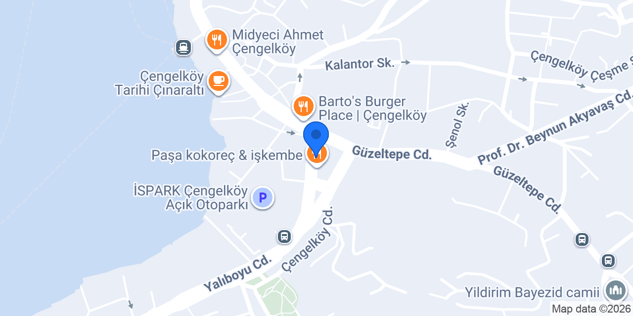 Yapı Kredi - Çengelköy Şubesi konumu
