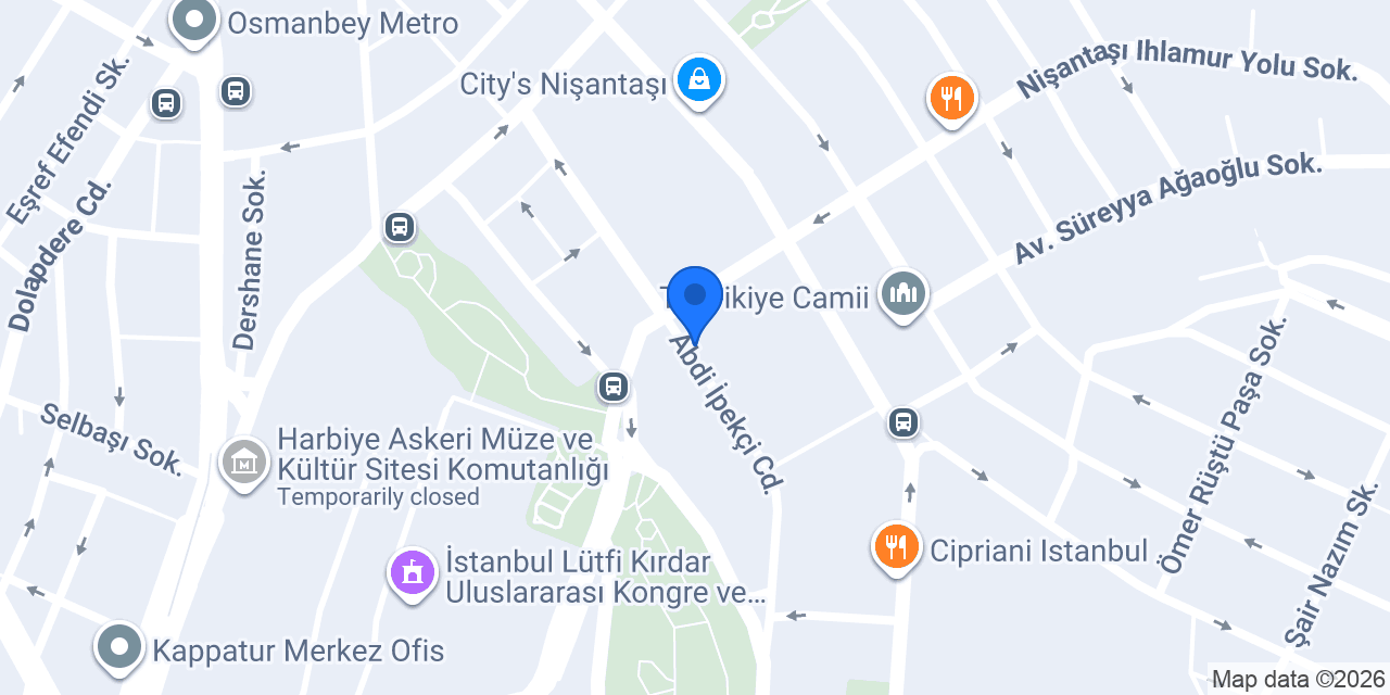 Çağlar Hukuk Bürosu konumu