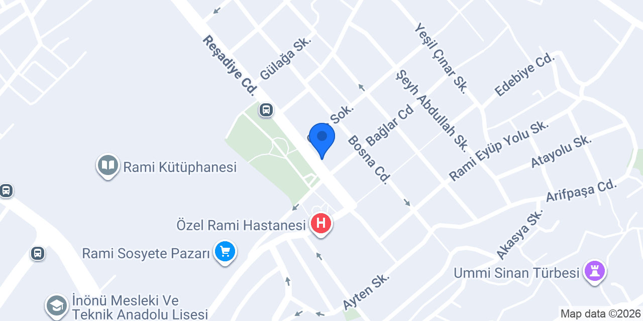 Ziraat Bankası Rami Şubesi konumu