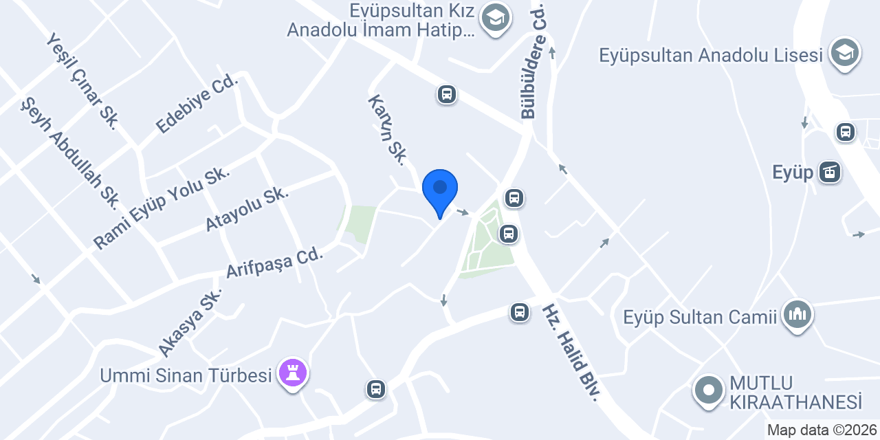 Eyüp Günlük Daire konumu