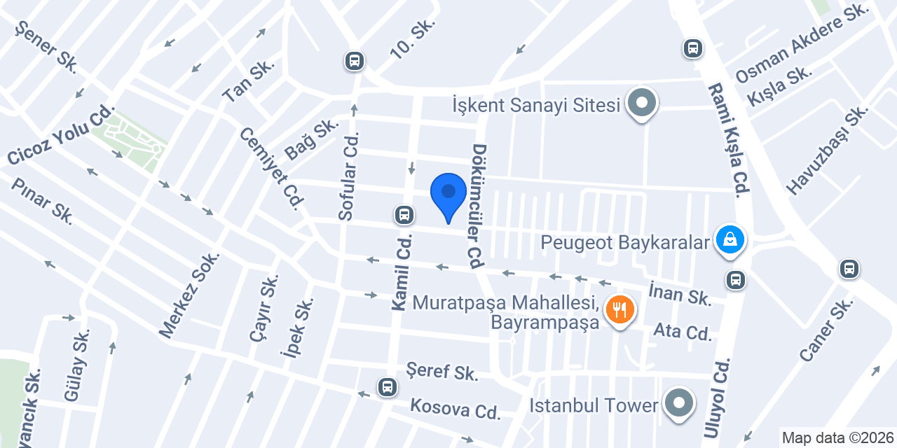 Arfa Matbaa konumu