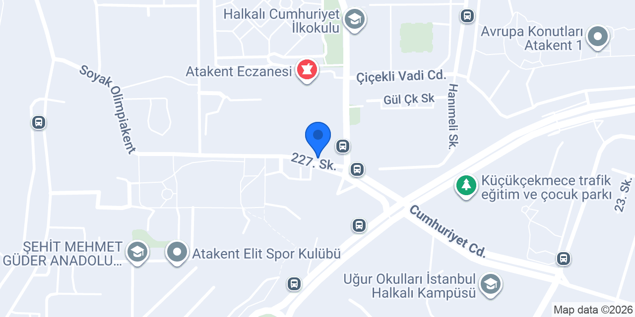 Papatya Anaokulu konumu