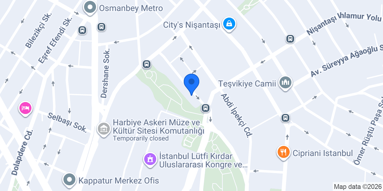 Doç. Dr. Ezgi Özkur konumu