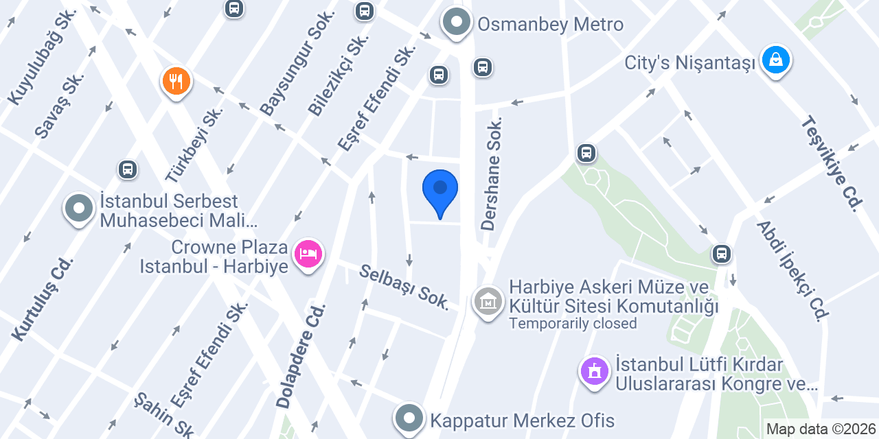 Ütük & Öncül Avukatlık Bürosu konumu
