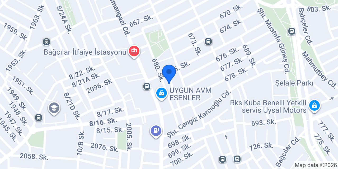 İstek Boru konumu