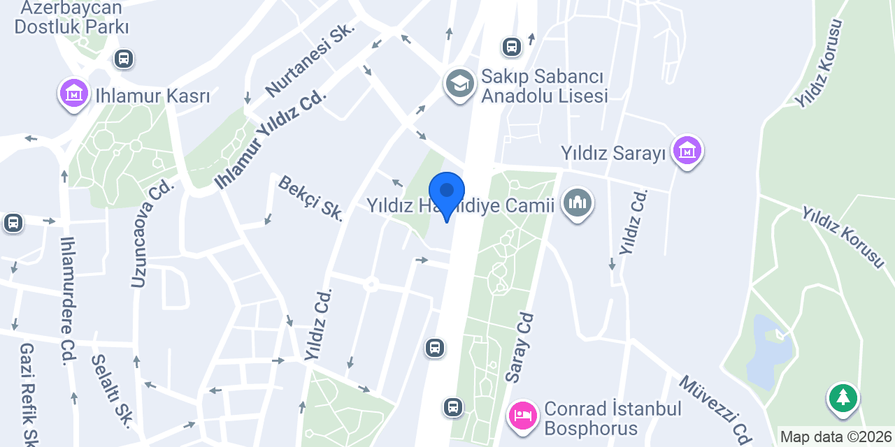 Garanti BBVA Barbaros Bulvarı Şubesi konumu