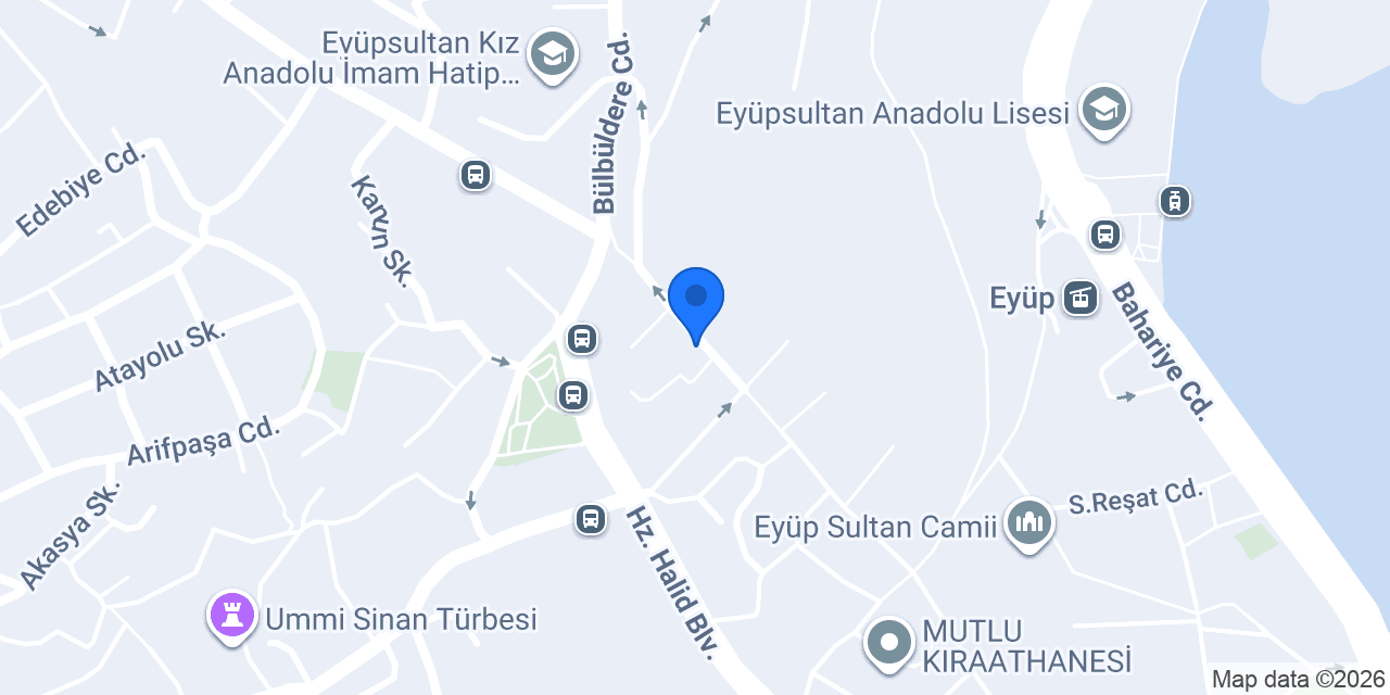 Helvacı Ali - Eyüpsultan konumu