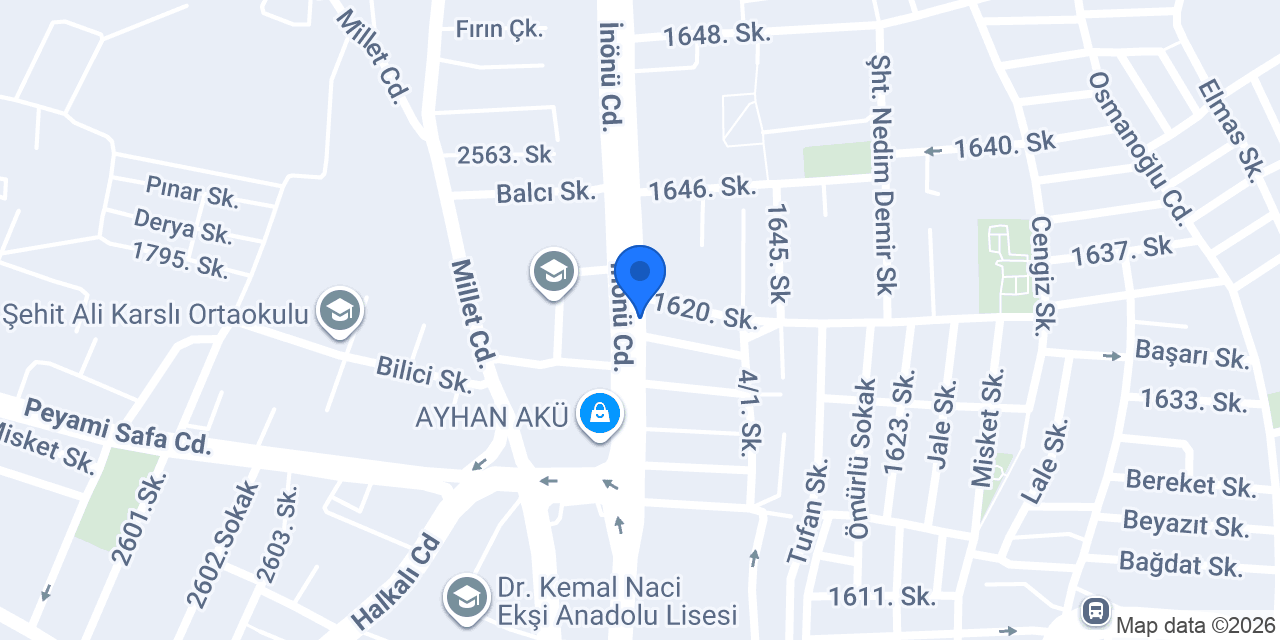 Ünallar Sürücü Kursu konumu