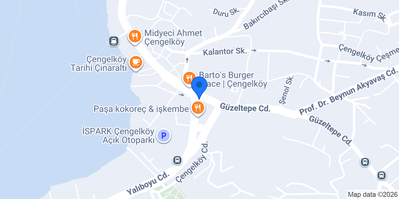 Çengelköy Kuyumculuk konumu
