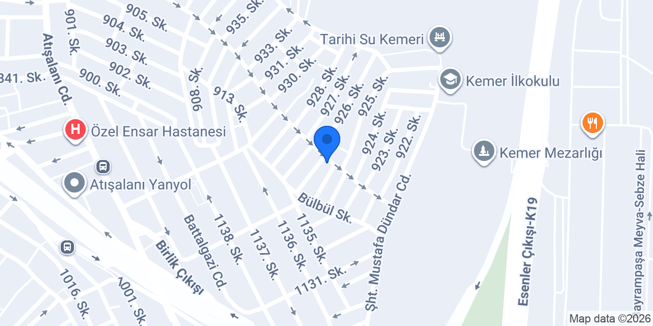 Pak Yapı Emlak konumu