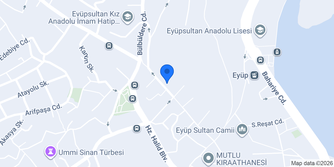Eyüpsultan Özel Öz Osmanlı MTSK & Eyüpsultan Sürücü Kursu konumu
