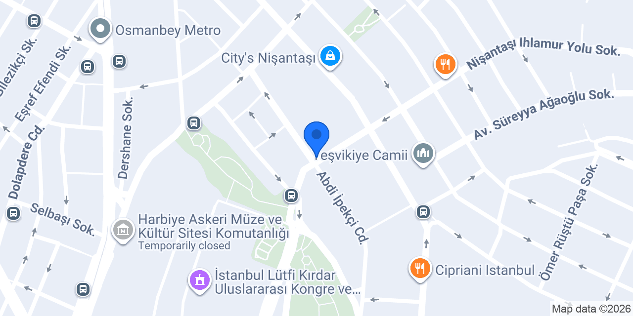 Beymen Brasserie konumu