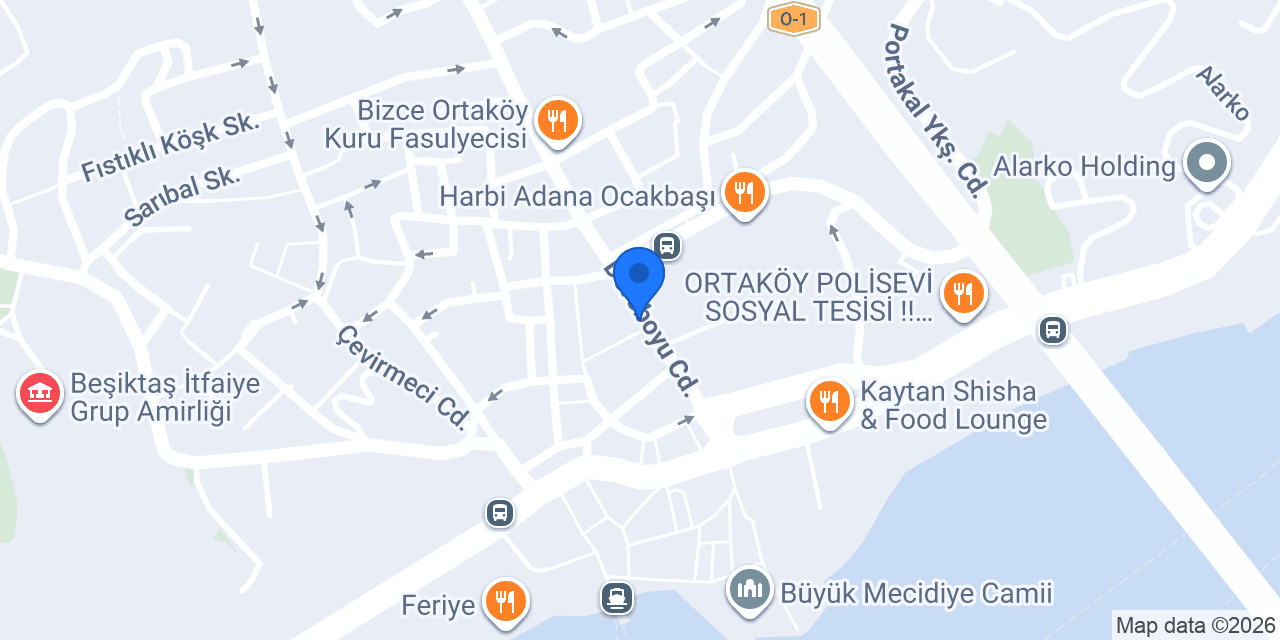 QNB Ortaköy Şubesi konumu