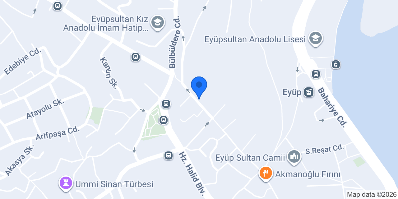 DenizBank Eyüp Şubesi konumu